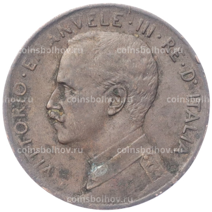 Монета 2 чентезимо 1911 года Италия (вид 2)