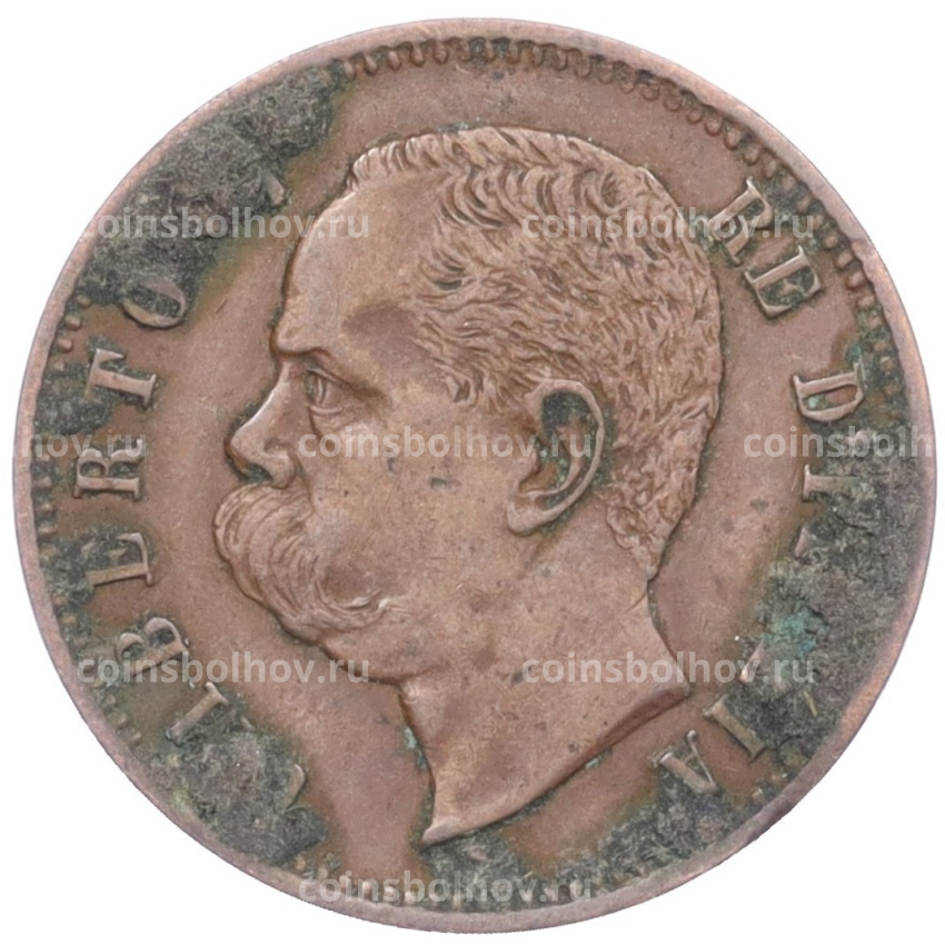 Монета 2 чентезимо 1898 года Италия (вид 2)