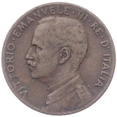 Монета 2 чентезимо 1911 года Италия (реверс)