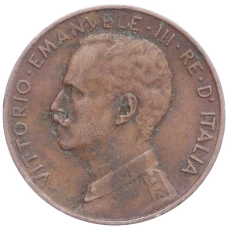 Монета 2 чентезимо 1915 года Италия (реверс)