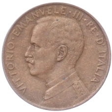 Монета 2 чентезимо 1917 года Италия (реверс)