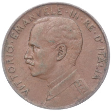 Монета 2 чентезимо 1916 года Италия (реверс)