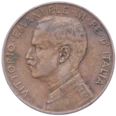 Монета 2 чентезимо 1915 года Италия (реверс)