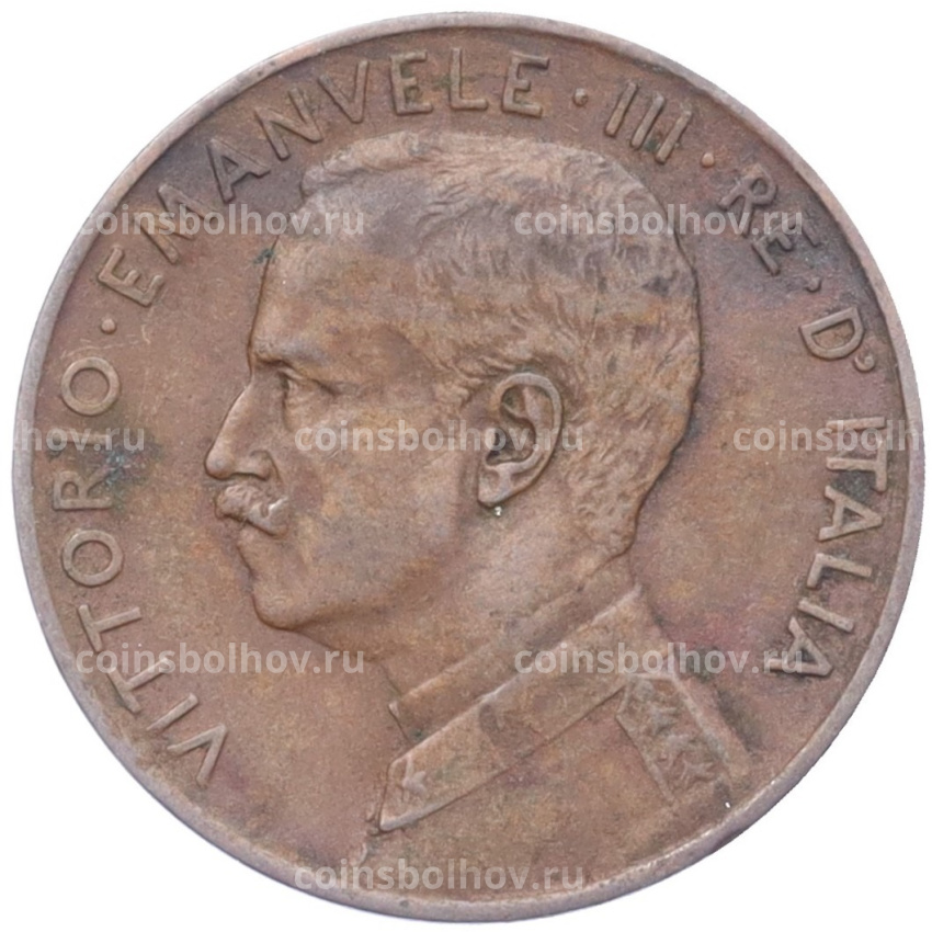 Монета 2 чентезимо 1915 года Италия (вид 2)