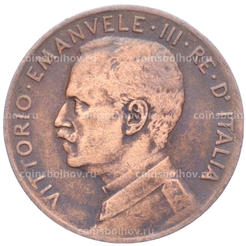 Монета 2 чентезимо 1915 года Италия (вид 2)