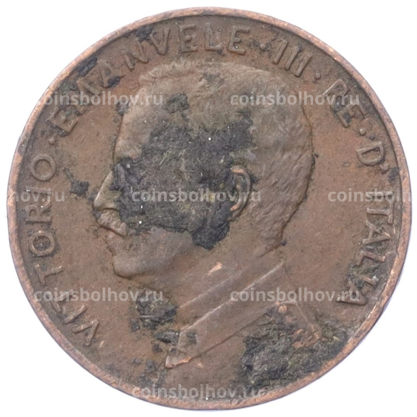 Монета 2 чентезимо 1917 года Италия (вид 2)