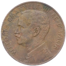 Монета 2 чентезимо 1914 года Италия (реверс)