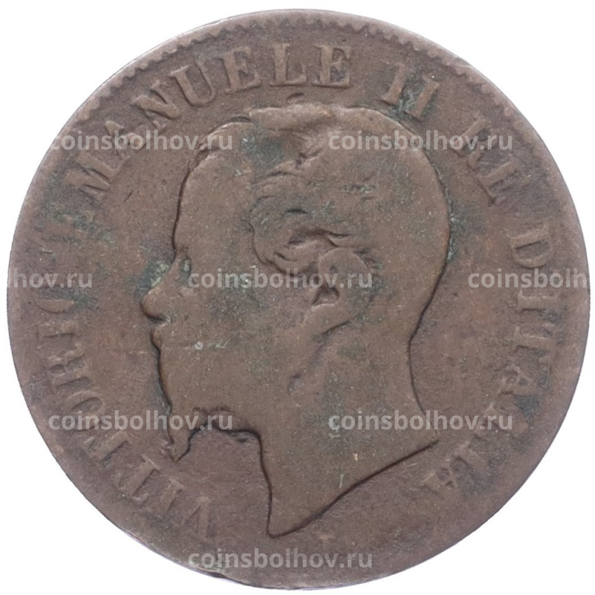 Монета 2 чентезимо 1867 года M Италия (вид 2)