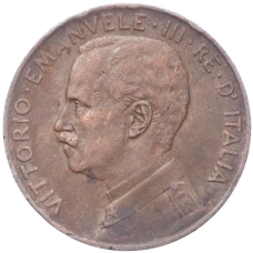 Монета 2 чентезимо 1915 года Италия (реверс)