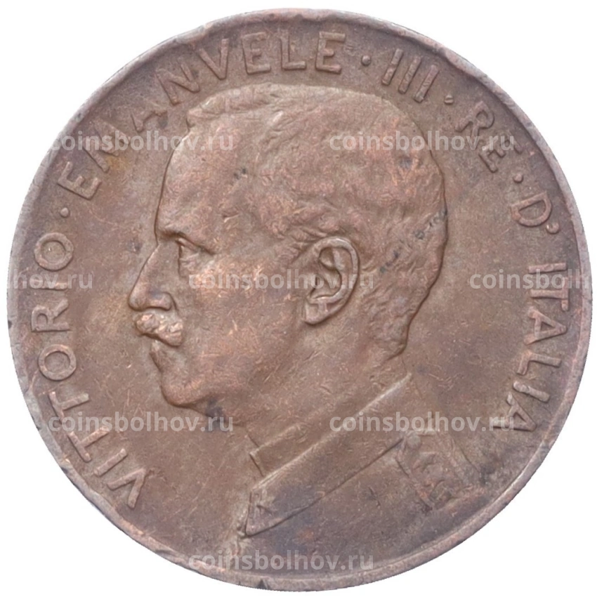Монета 2 чентезимо 1915 года Италия (вид 2)