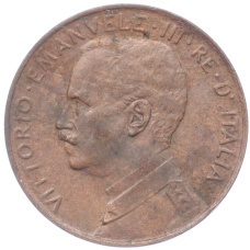 Монета 2 чентезимо 1915 года Италия (реверс)