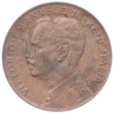 Монета 2 чентезимо 1915 года Италия (реверс)