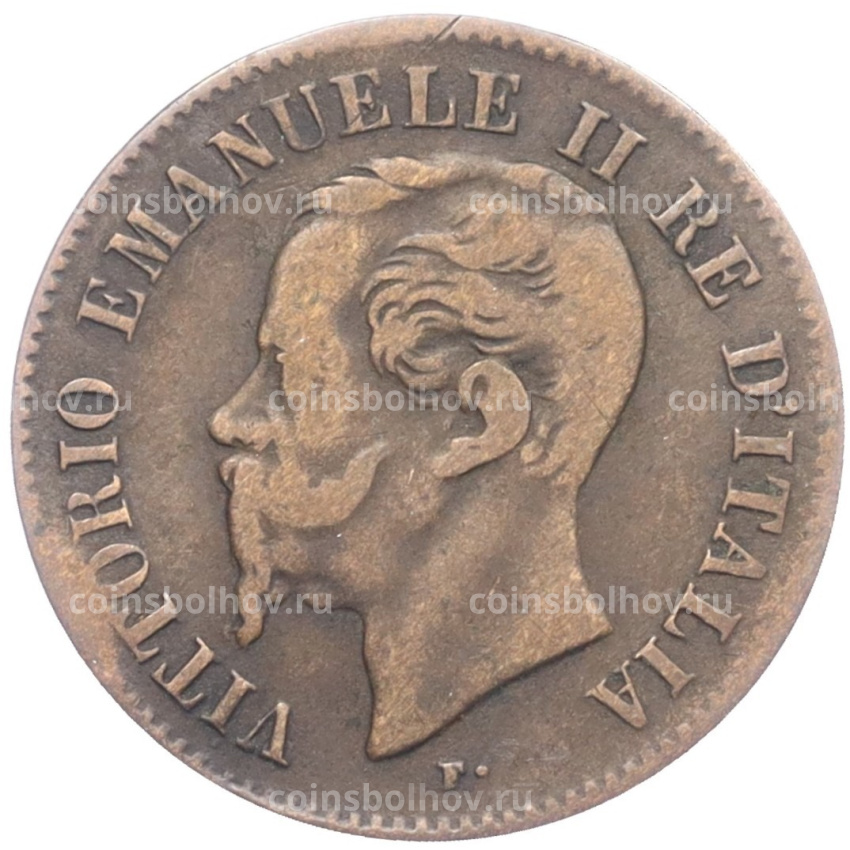 Монета 2 чентезимо 1867 года M Италия (вид 2)