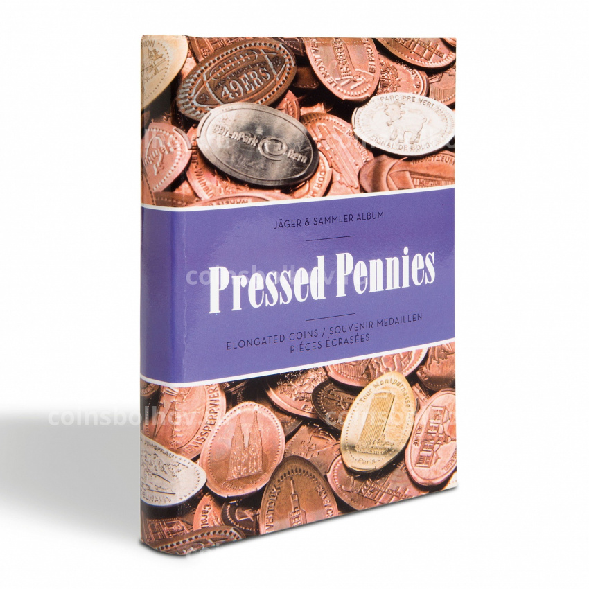 Альбом карманный «PRESSED PENNIES» на 48 ячеек для монет диаметром до до 33 мм LEUCHTTURM 342625