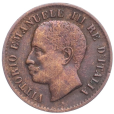 Монета 1 чентезимо 1905 года Италия (реверс)