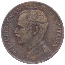 Монета 1 чентезимо 1916 года Италия (реверс)