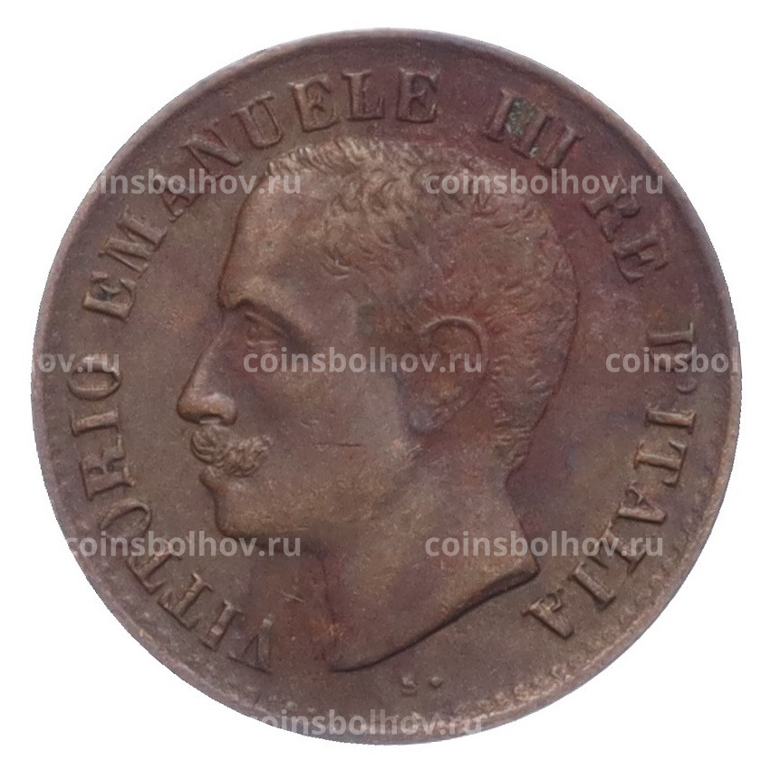 Монета 1 чентезимо 1904 года Италия (вид 2)