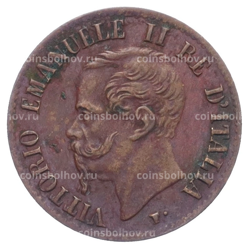 Монета 1 чентезимо 1867 года M Италия (вид 2)