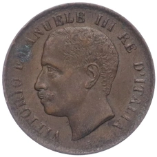 Монета 1 чентезимо 1904 года Италия (реверс)