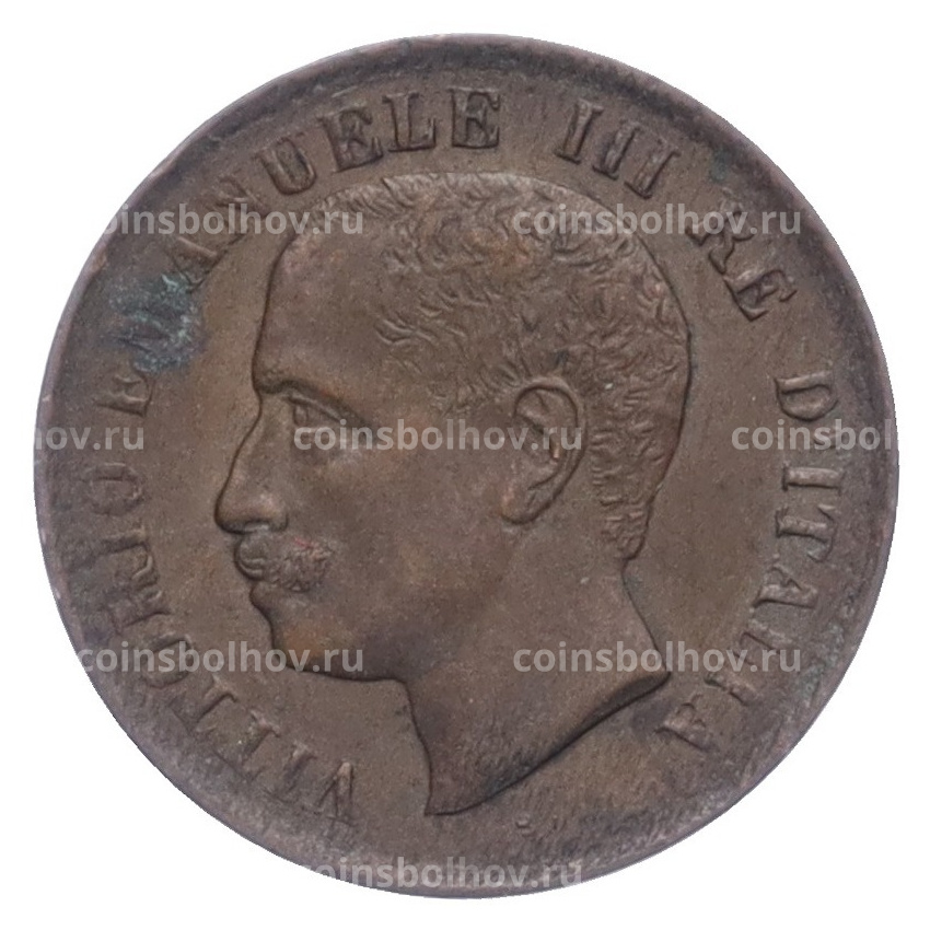 Монета 1 чентезимо 1904 года Италия (вид 2)