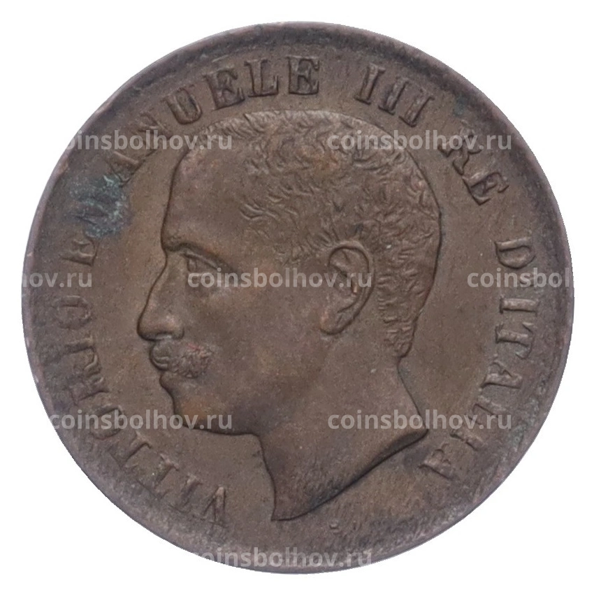 Монета 1 чентезимо 1904 года Италия (вид 2)