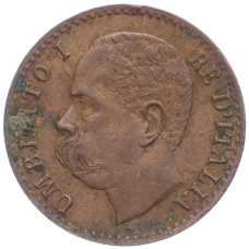 Монета 1 чентезимо 1895 года Италия (реверс)