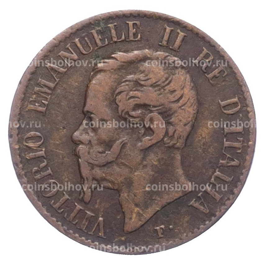 Монета 1 чентезимо 1867 года M Италия (вид 2)