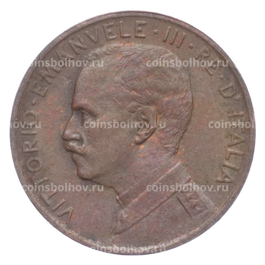 Монета 1 чентезимо 1914 года Италия (вид 2)