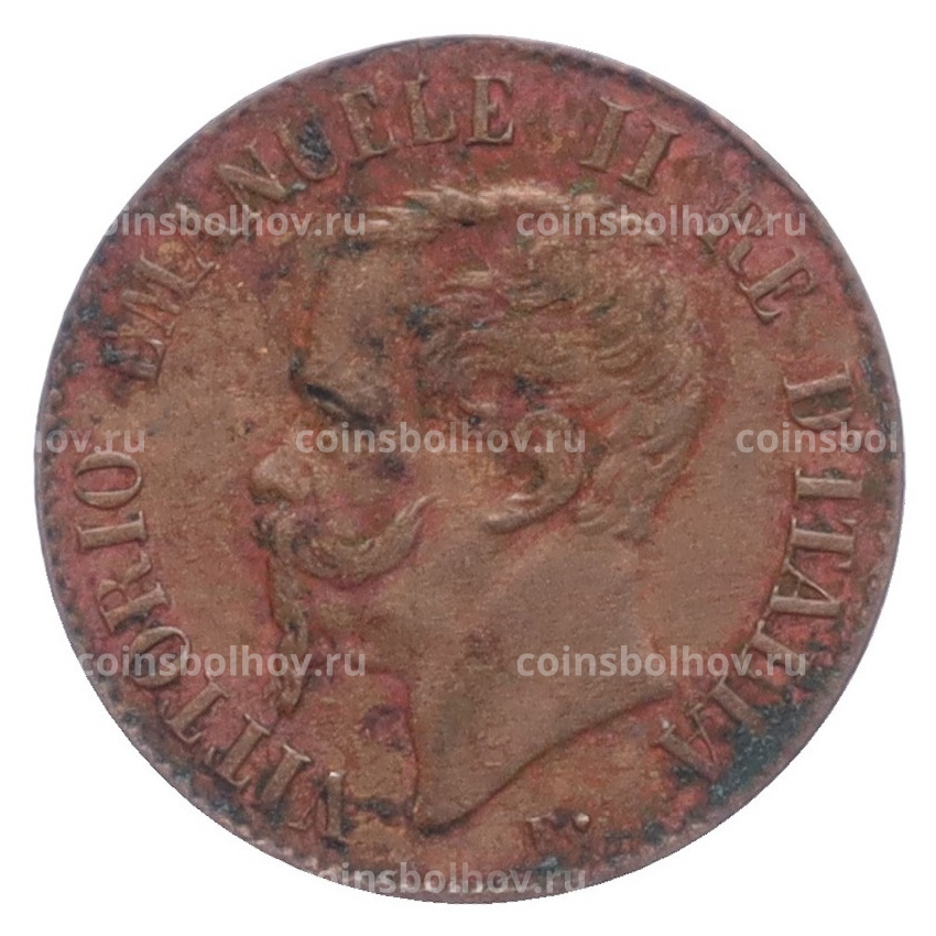 Монета 1 чентезимо 1867 года M Италия (вид 2)