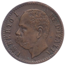 Монета 1 чентезимо 1895 года Италия (реверс)