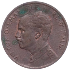 Монета 1 чентезимо 1915 года Италия (реверс)