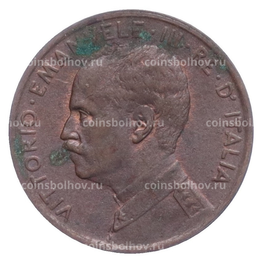 Монета 1 чентезимо 1915 года Италия (вид 2)