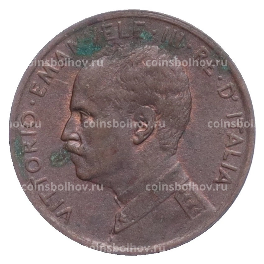 Монета 1 чентезимо 1915 года Италия (вид 2)