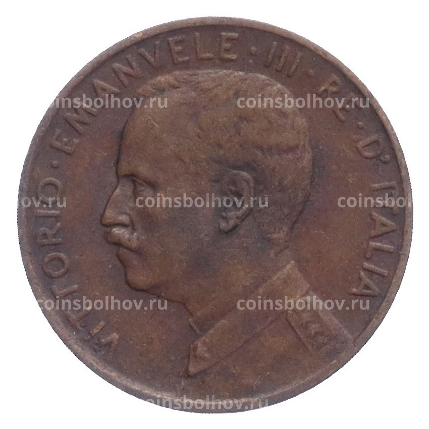 Монета 1 чентезимо 1915 года Италия (вид 2)