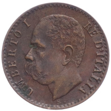 Монета 1 чентезимо 1900 года Италия (реверс)