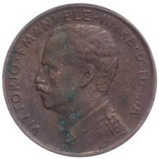 Монета 1 чентезимо 1915 года Италия (реверс)