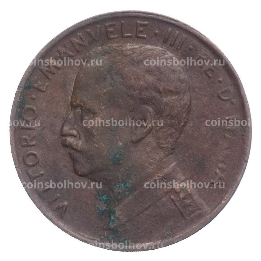 Монета 1 чентезимо 1915 года Италия (вид 2)