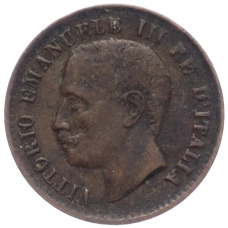 Монета 1 чентезимо 1905 года Италия (реверс)