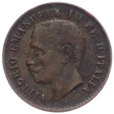 Монета 1 чентезимо 1905 года Италия (реверс)