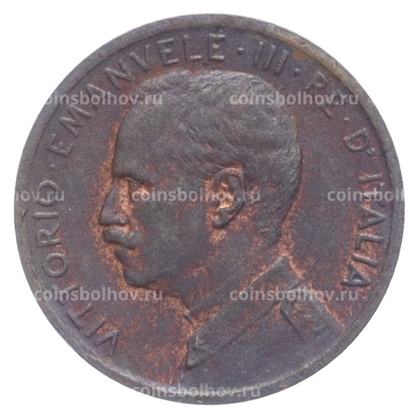 Монета 1 чентезимо 1909 года Италия (вид 2)