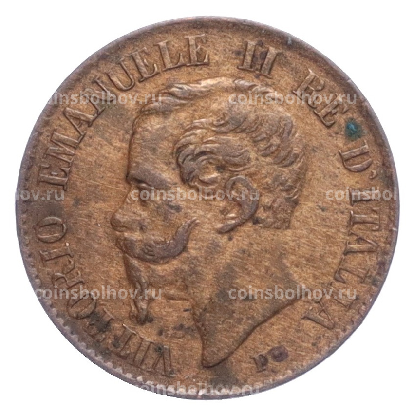 Монета 1 чентезимо 1867 года M Италия (вид 2)
