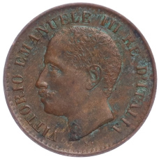 Монета 1 чентезимо 1905 года Италия (реверс)