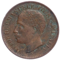 Монета 1 чентезимо 1905 года Италия (реверс)