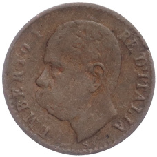 Монета 1 чентезимо 1900 года Италия (реверс)