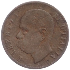 Монета 1 чентезимо 1900 года Италия (реверс)