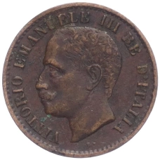 Монета 1 чентезимо 1904 года Италия (реверс)