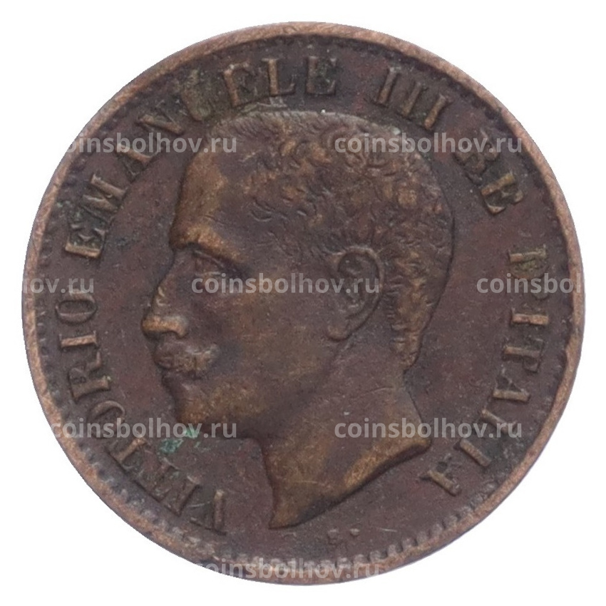 Монета 1 чентезимо 1904 года Италия (вид 2)