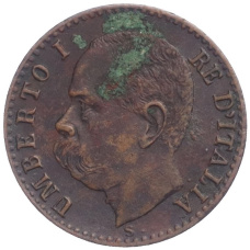 Монета 1 чентезимо 1895 года Италия (реверс)