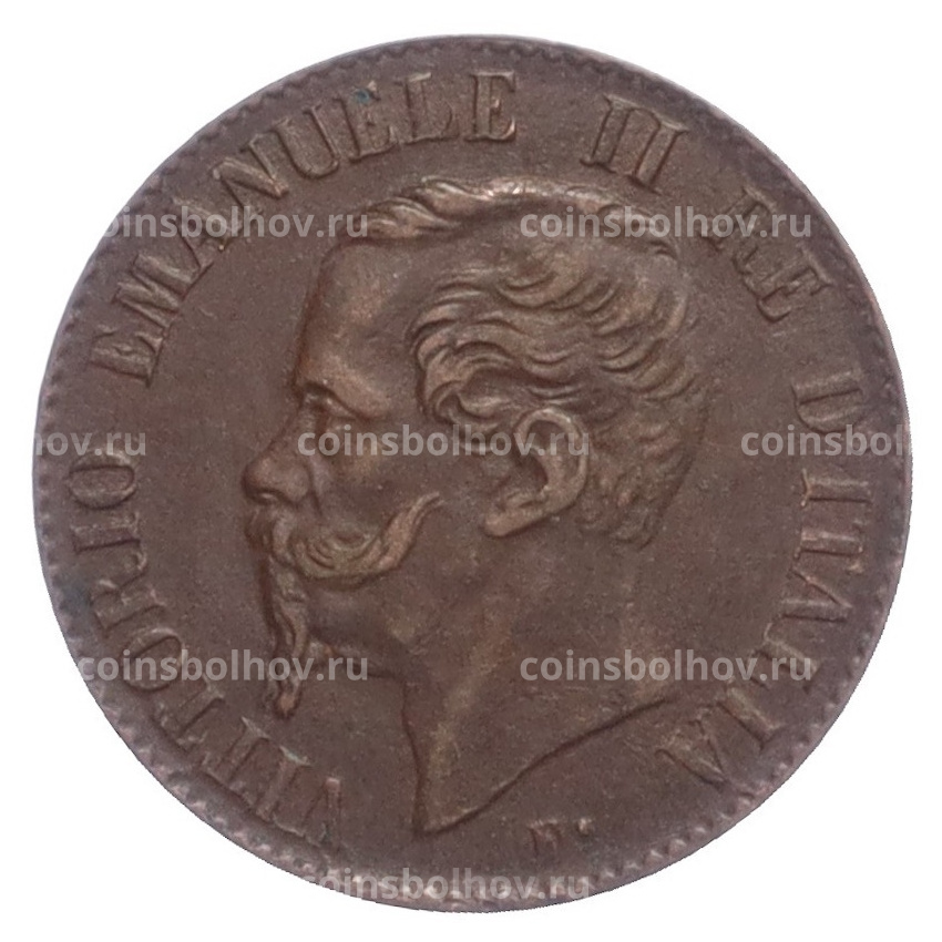 Монета 1 чентезимо 1867 года М Италия (вид 2)