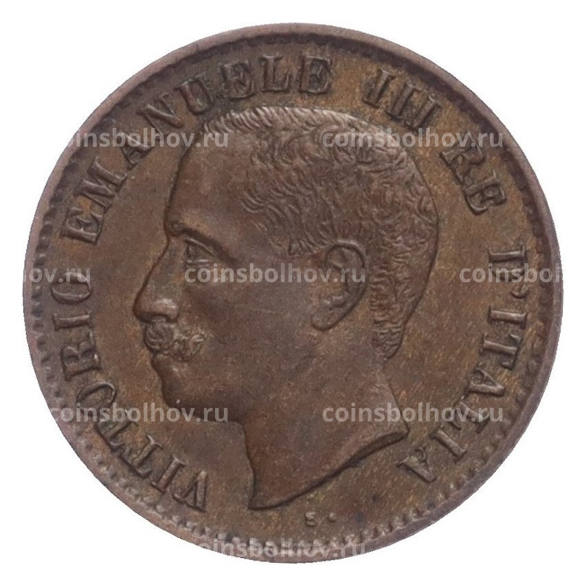 Монета 1 чентезимо 1904 года Италия (вид 2)
